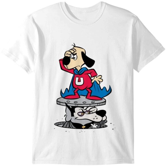 Underdog  Riff Raff On Look-Out Retro Cartoon Funny Classic Graphic T-Shirt 134 - Picture 1 of 5